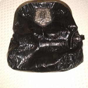 Guess Black Patent Leather Purse